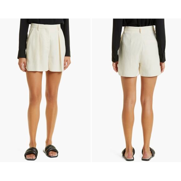 NANUSHKA RIMA Tailored Marathon Shorts Size L NWT - Picture 1 of 7